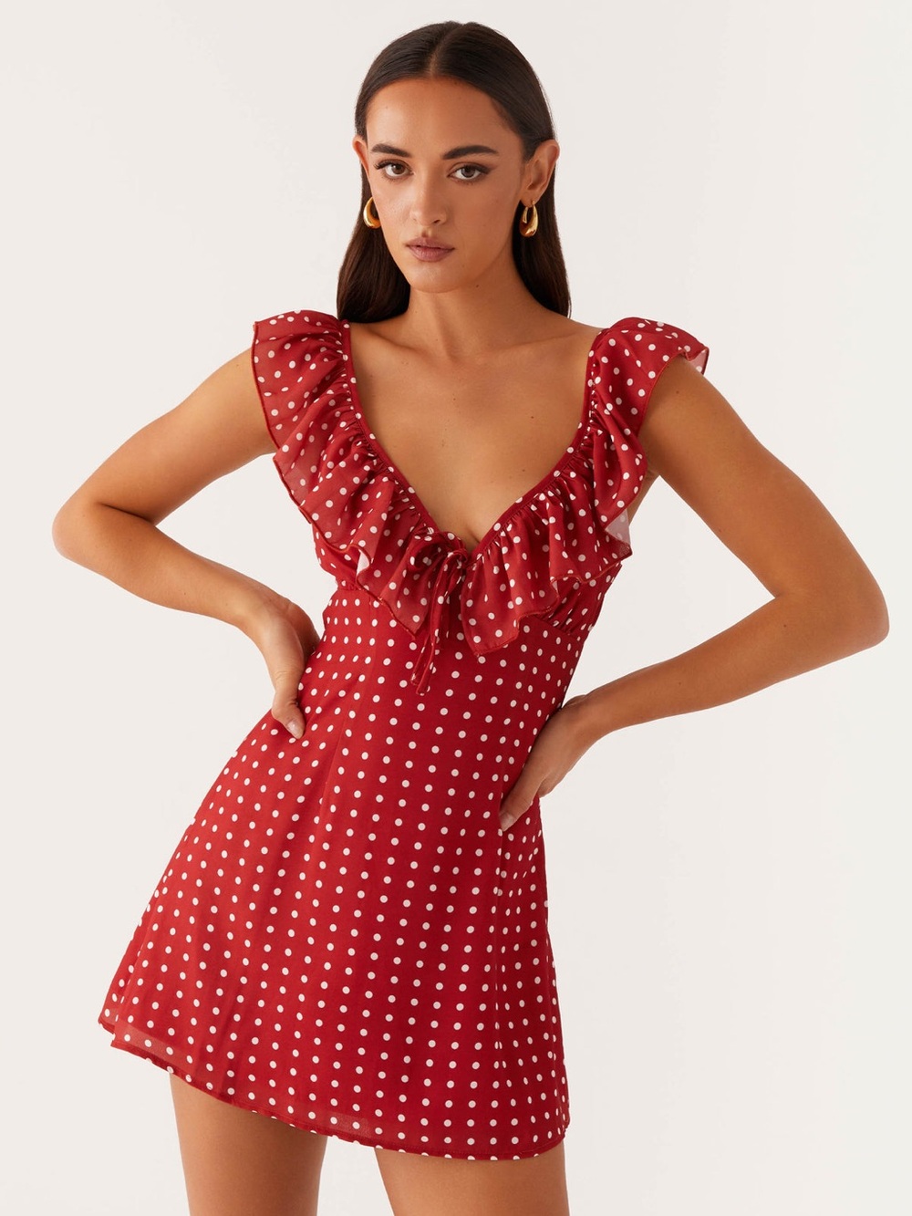 Peppermayo Adrina Ruffle Mini Dress - Picture 4 of 7